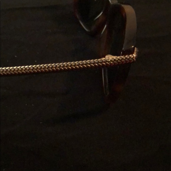 Brown gold trim women’s jimmy choo glasses